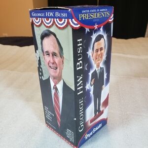 Royal Bobbles George H.W. Bush 10603 Bobblehead Storage Wear On Box